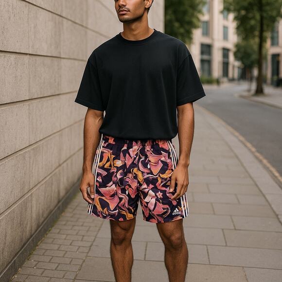 Adidas Tropical Print Pool Party 6" Swim Shorts Small - Picture 12 of 12